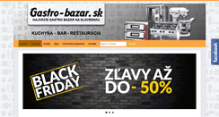 Desktop Screenshot of gastro-bazar.sk